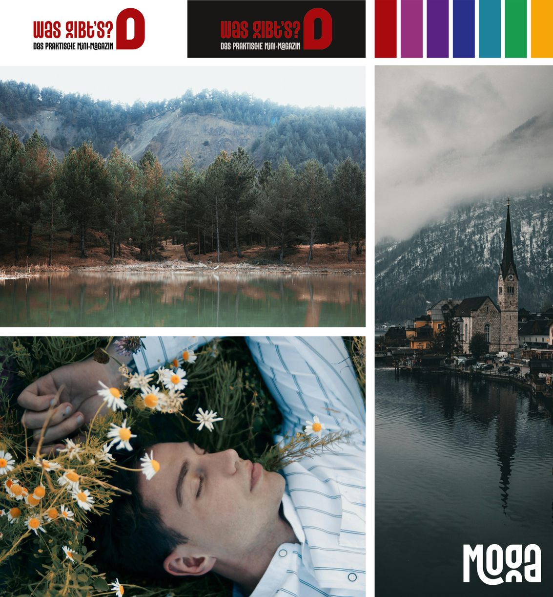 "Was gibt's" Mini-Magazin Branding