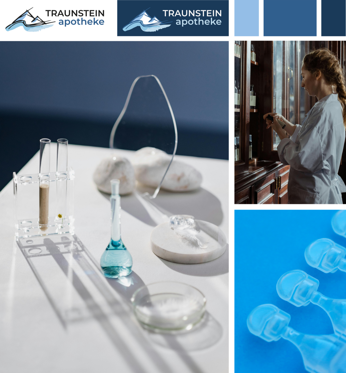 Traunstein Apotheke Gmunden Branding