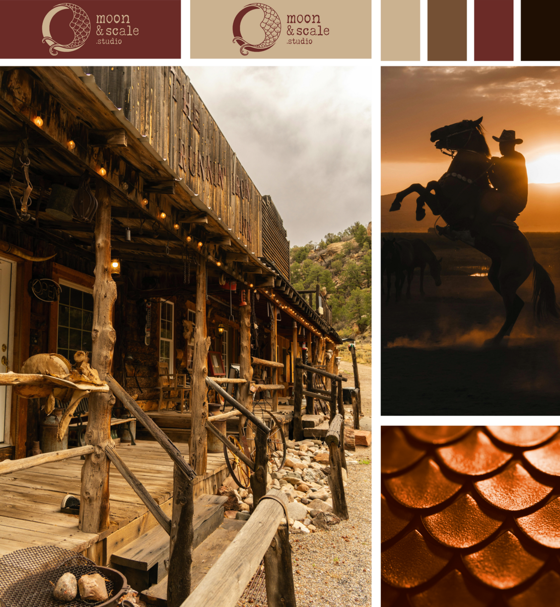 Moon and Scale Studio Branding