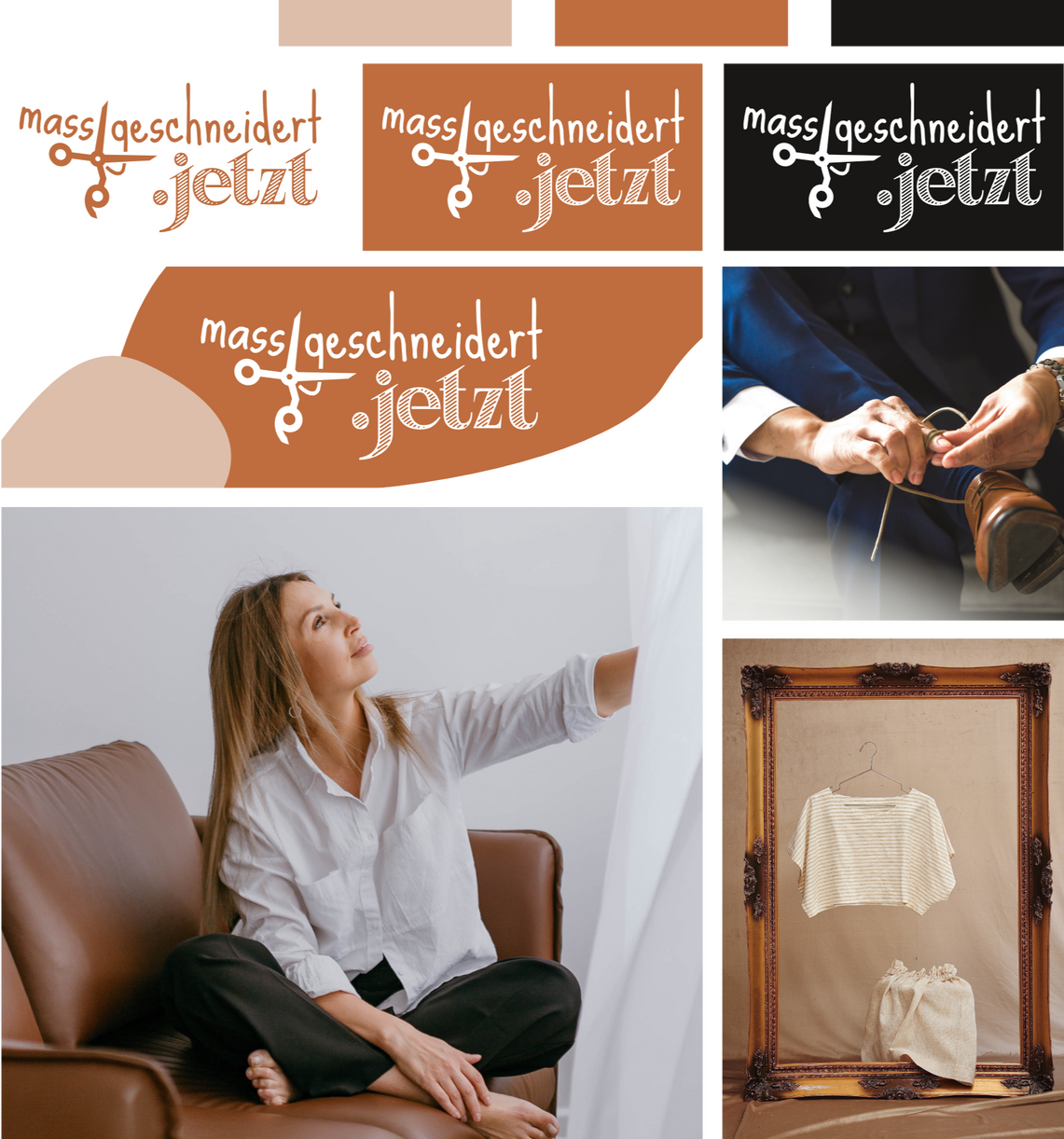 massgeschneidert.jetzt Maßhemden Branding